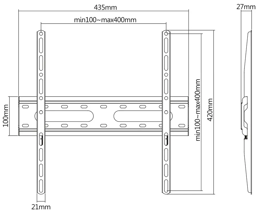 Крепление для телевизора UniBracket BZ03-40 26 - 55'' [32197] - фото 5