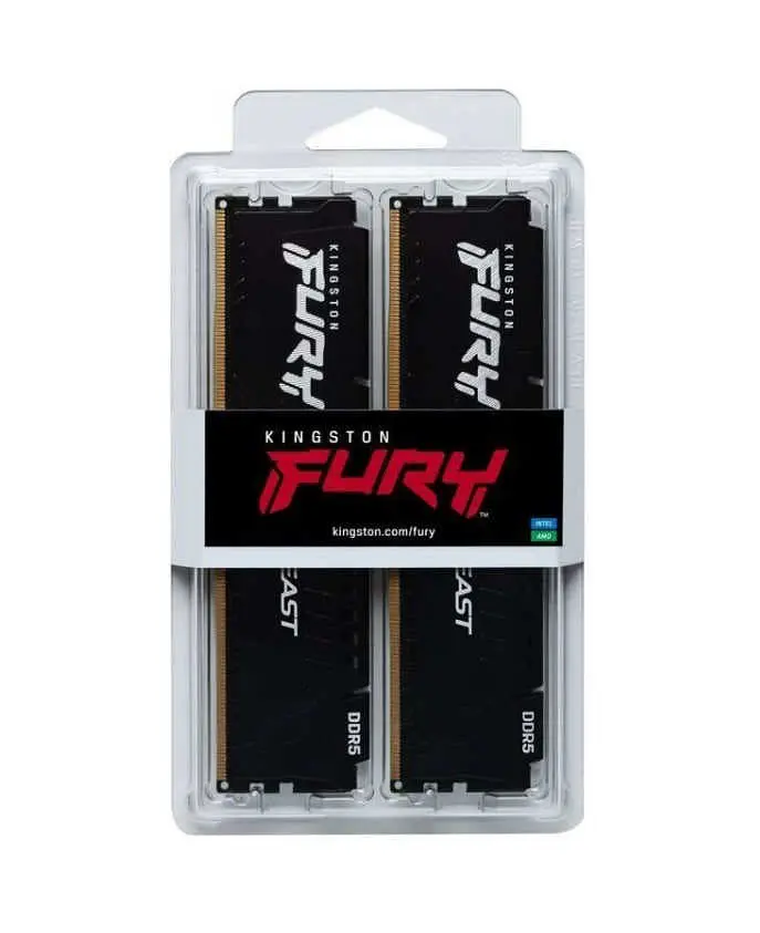 Оперативна пам'ять Kingston FURY 64 GB (2x32GB) DDR5 6400 MHz Beast EXPO (KF564C32BBEK2-64) - фото 4