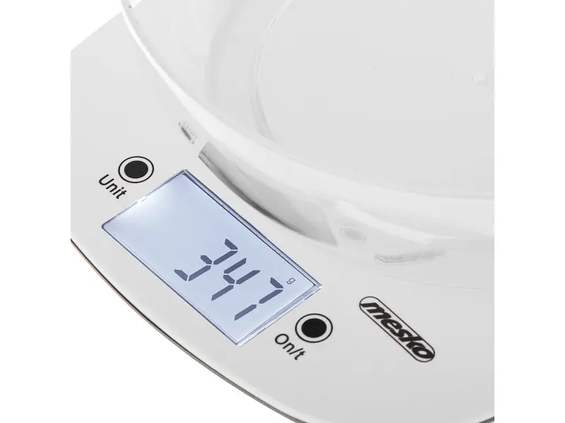 Ваги кухонні Mesko MS 3179 White - фото 6