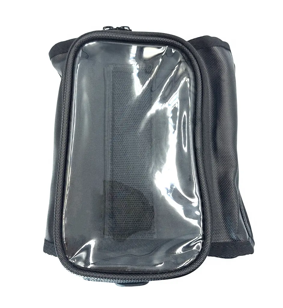 Велосумка на раму West Biking YP0707322 1,4 л для смартфона 7.2" 18х15х14 см чорний (G0001974) - фото 3