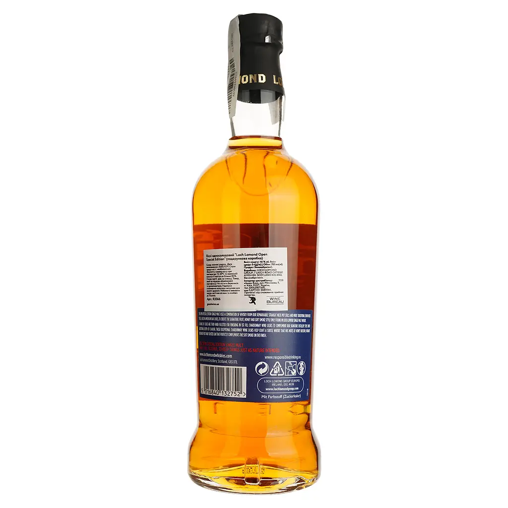 Віскі Loch Lomond Open Special Edition 46% 0.7 л в подарунковій коробці - фото 3