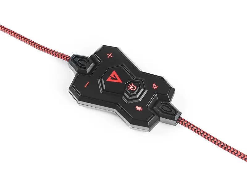 Наушники Modecom MC-832 Volcano Ghost Black-Red (S-MC-832-GHOST) - фото 5