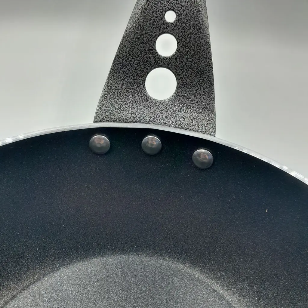 Сковорода WOK O.M.S. Collection 3750-30 см 3,5л Black - фото 9