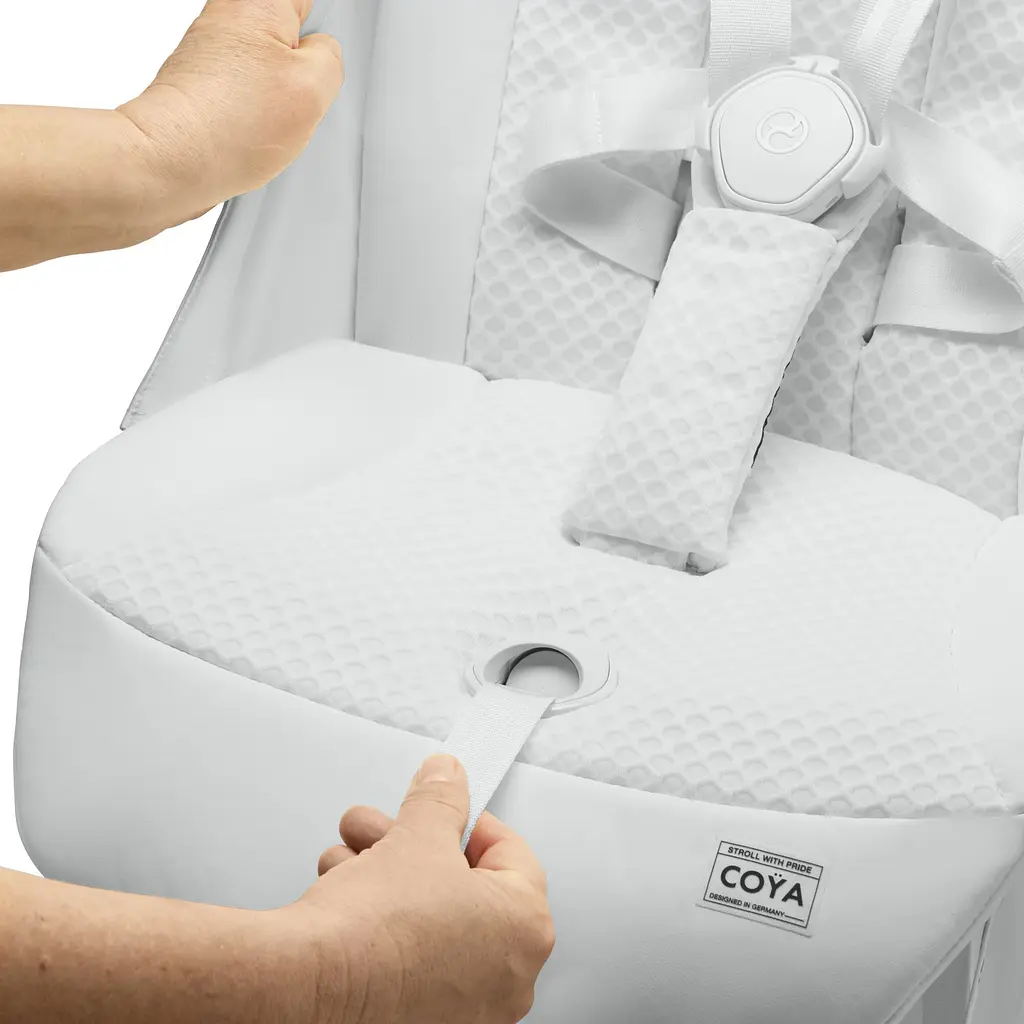 Коляска Cybex Coya Urban Mobility White (з бампером та дощовиком) (524000697) - фото 12