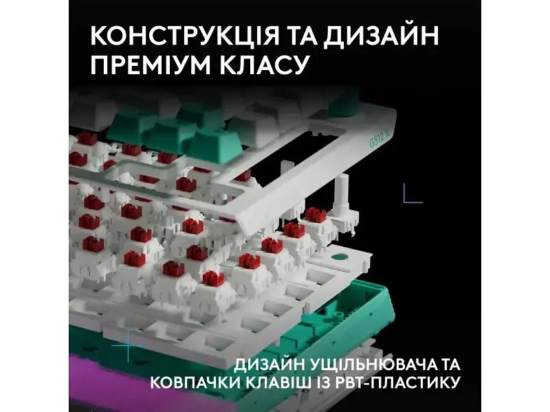 Клавіатура Logitech G512 X 75 Tactile White (920-013948, 920-013955) - фото 6