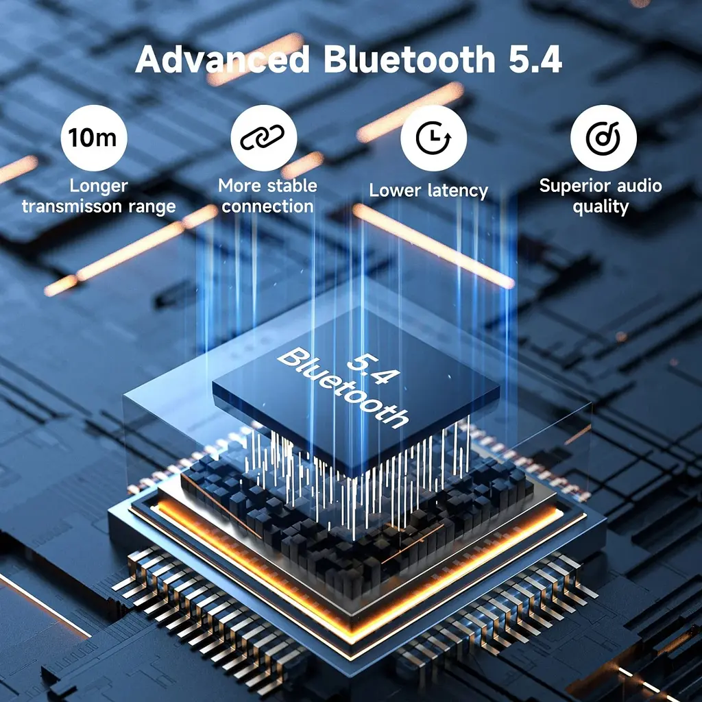 Гарнитура OneOdio A10, Bluetooth+3,5мм Black - фото 4
