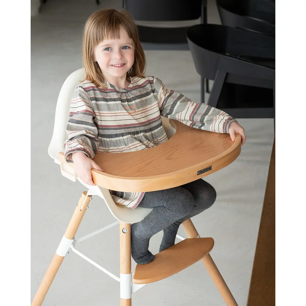 Столик к стулу для кормления Childhome Evolu natural/wood (CHEVOTB) - фото 8