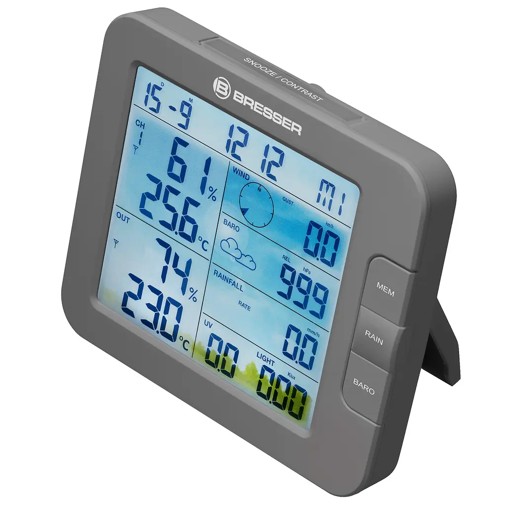 Метеостанція Bresser Smart Home 7-in-1 Weather Center ClimateConnect Grey (7003600QT5000) - фото 2