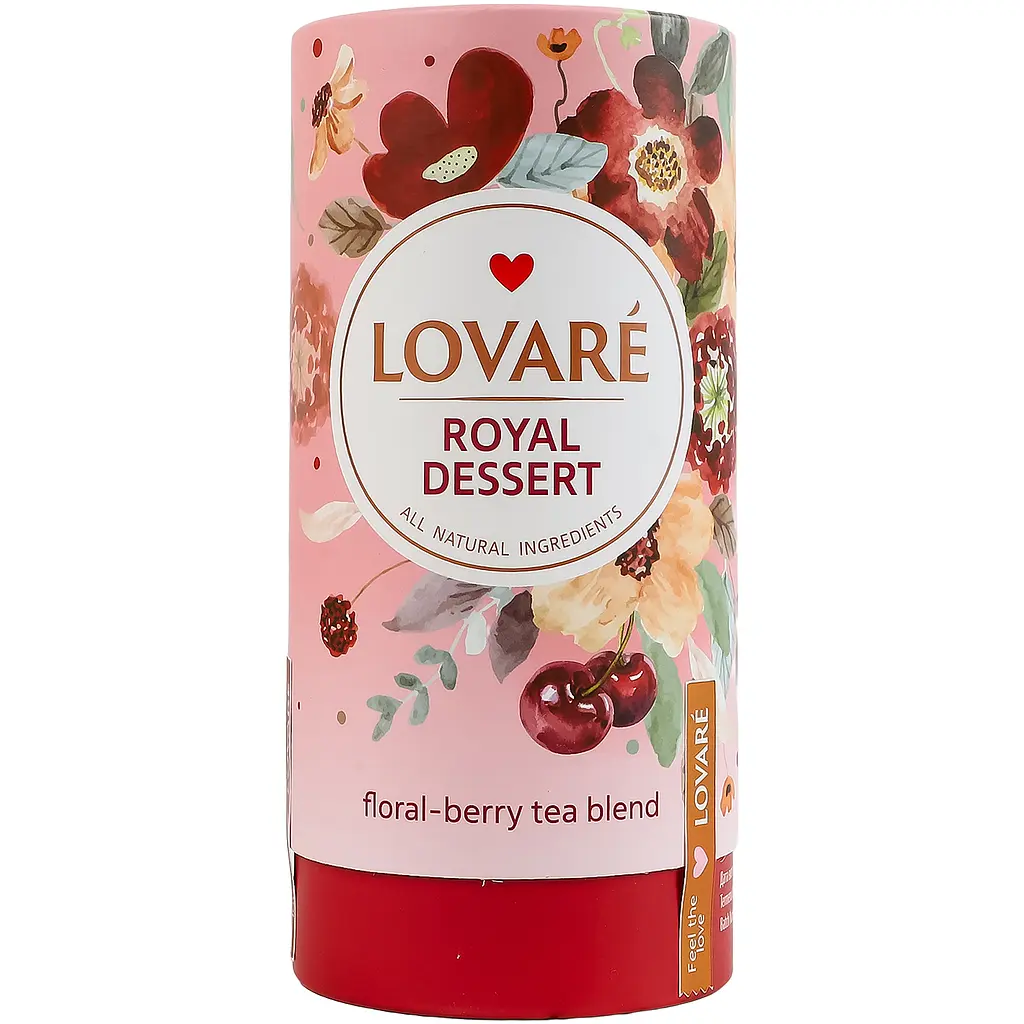 Чай квітковий зі шматочками фруктів Lovare Королівський десерт 240 г (3 шт. х 80 г) - фото 2