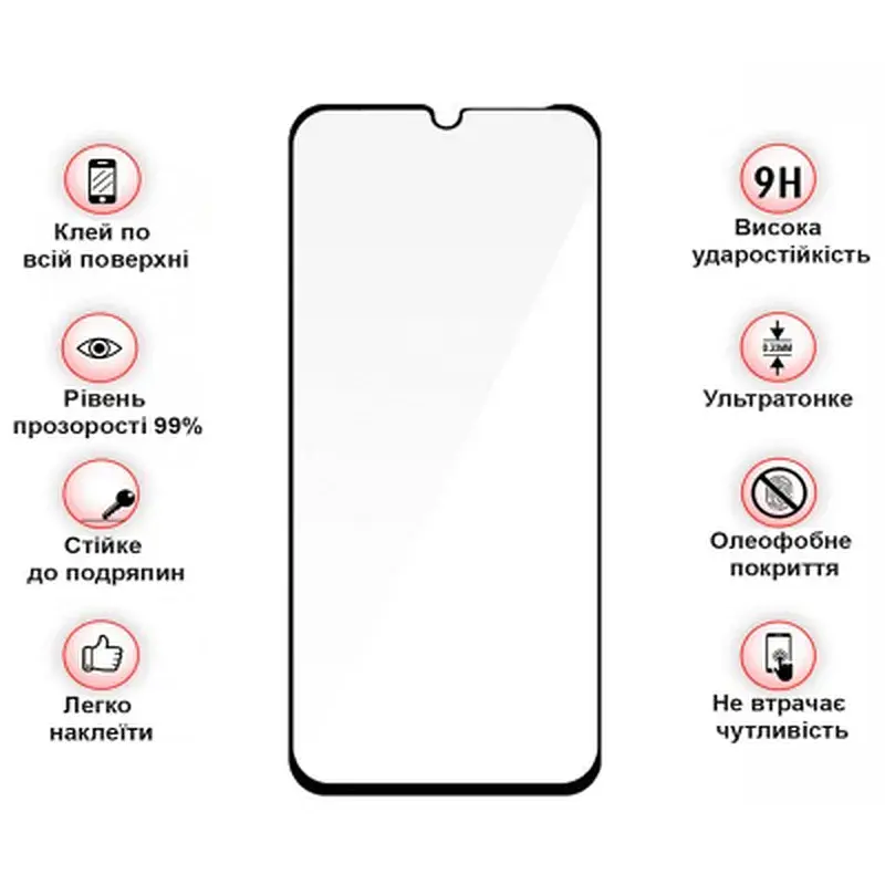 Скло захисне BeCover Xiaomi Redmi 15C 4G/5G Black (713907) - фото 3