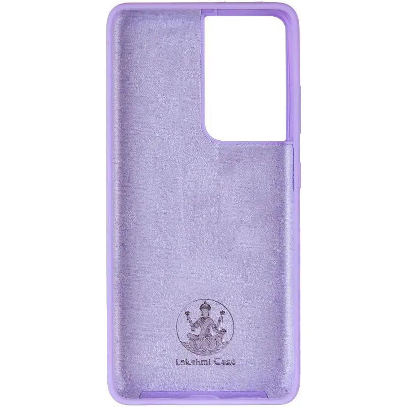 Чохол Silicone Cover Ummi Lakshmi (AA) для Samsung Galaxy S21 Ultra Бузковий / Dasheen - фото 3