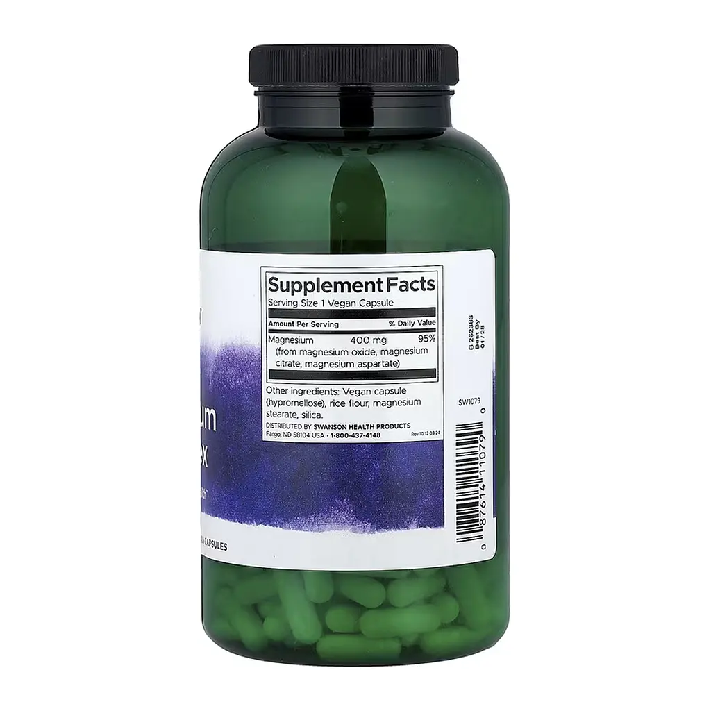 Комплекс с тройным магнием Triple Magnesium Complex 400 mg - 300 caps - фото 2