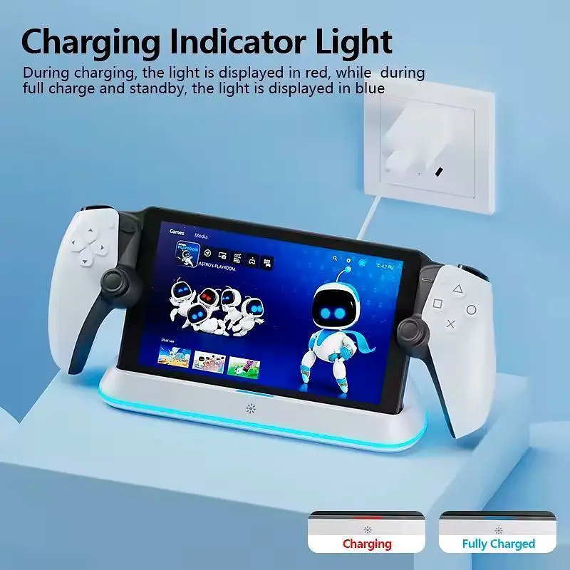 Зарядна станція Honcam HC-P3710 для PlayStation Portal White [144405] - фото 4