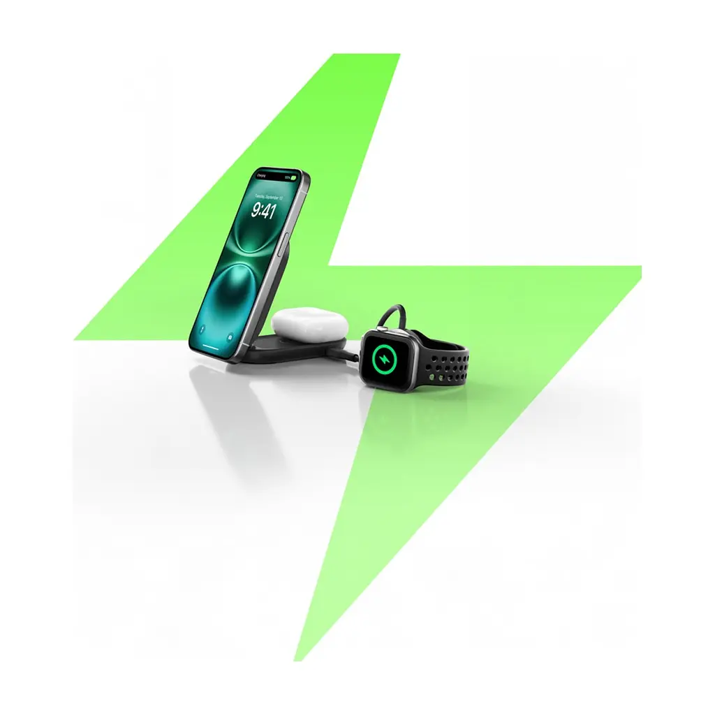 Зарядний пристрій Belkin UltraCharge Wireless 2-in-1 25W black (WIZ039KQBK) - фото 10