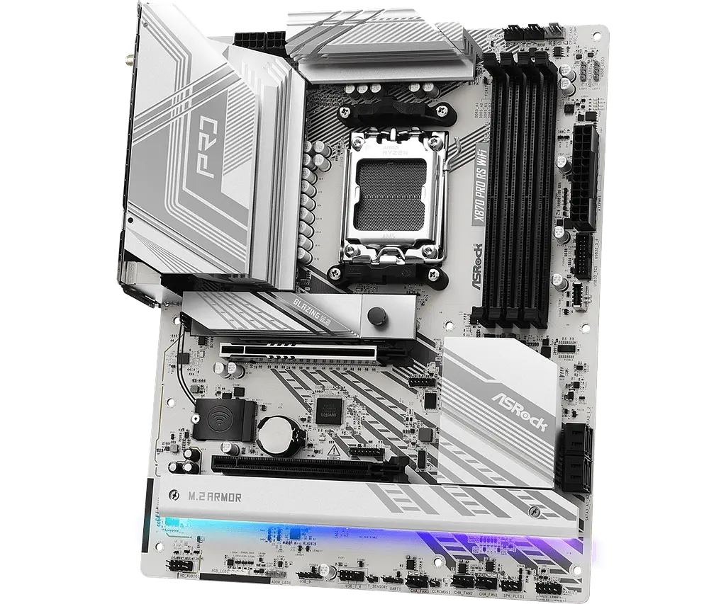 Материнська плата ASRock X870 Pro RS WiFi Socket AM5 (X870 PRO RS WIFI) - фото 3