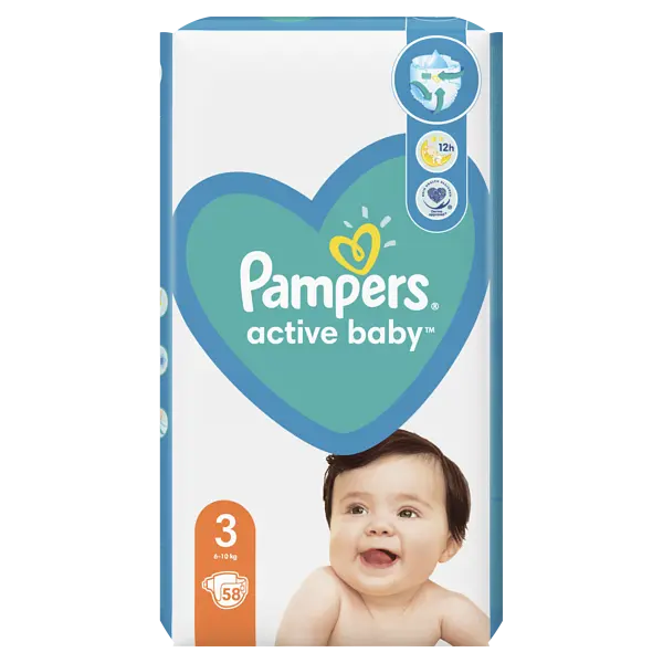 Подгузники Pampers Active Baby 3 (6-10 кг) 58 шт.  - фото 2
