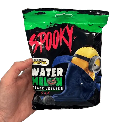 Желейні цукерки Spooky Minions Watermelon Black Jellies 150г - фото 3