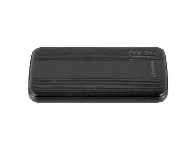 Зовнішній акумулятор (Power Bank) Awei P20K 10000mAh Black - фото 3