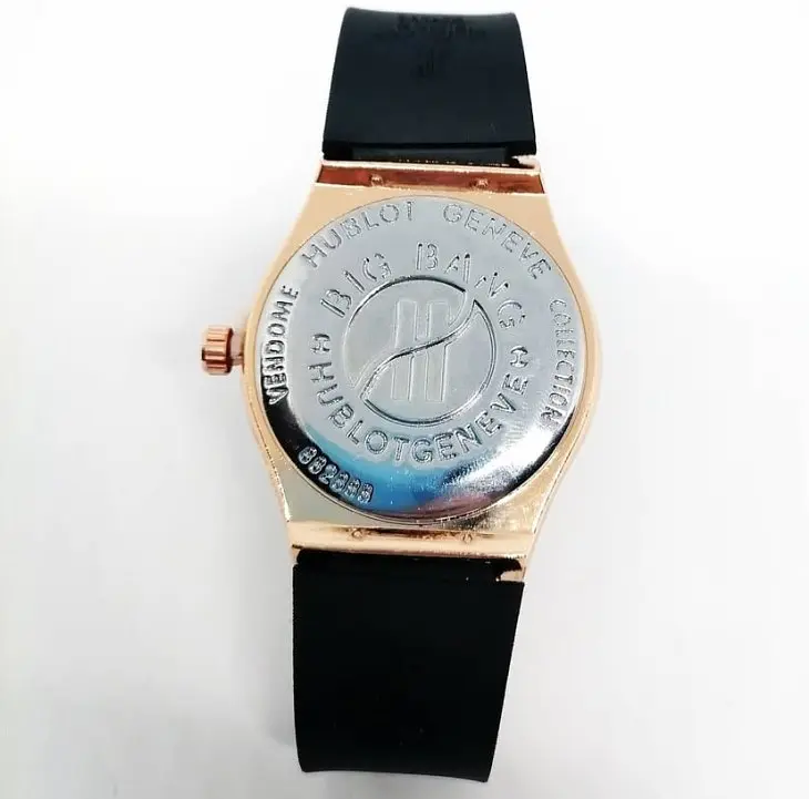 Чоловічий наручний годинник Hublot з черепом 45 мм Золотий (2104618465) - фото 3