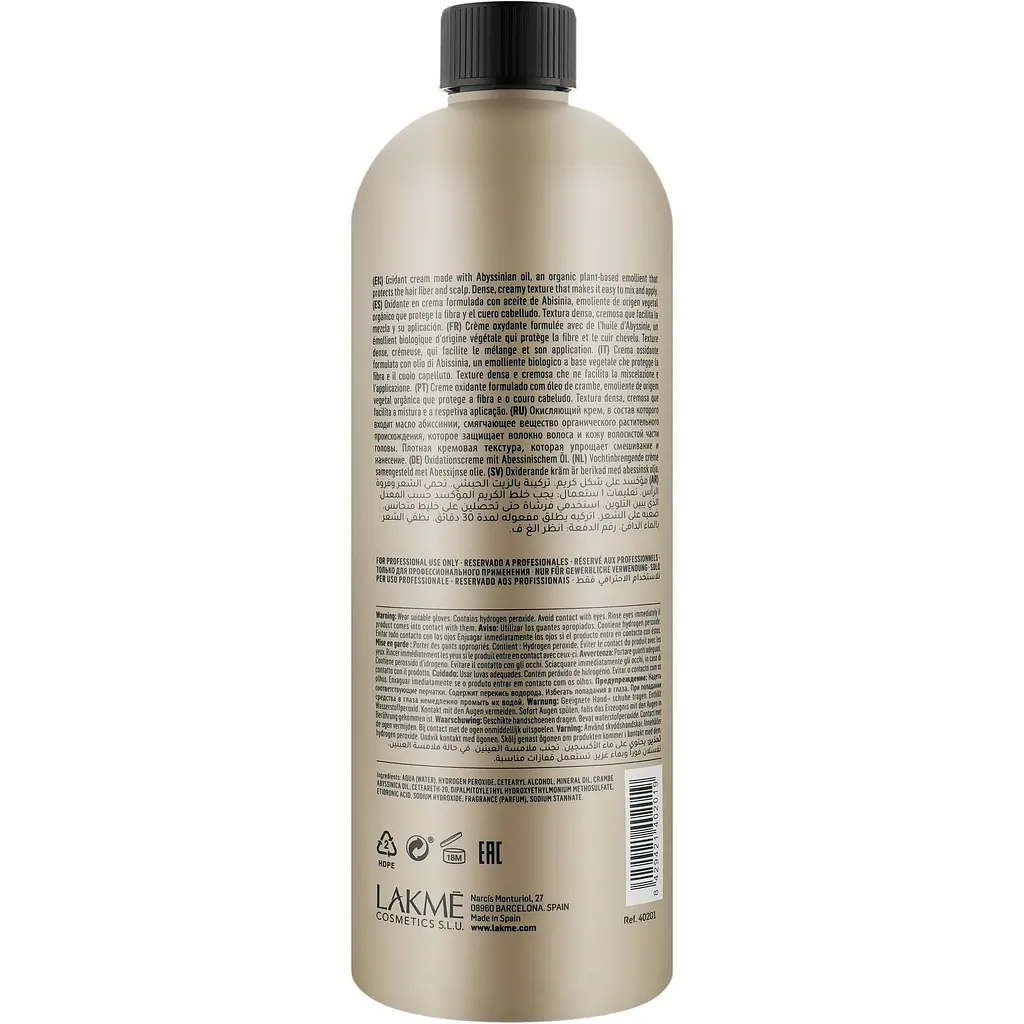 Крем-окислювач для волосся Lakme Color Developer 18V, 1 л - фото 2