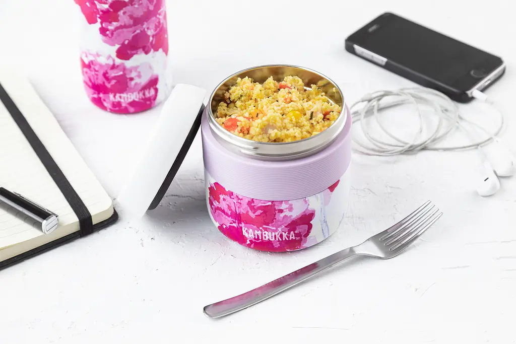 Термоконтейнер для їжі Kambukka Bora Pink Blossom, 400 мл, рожевий (11-06003) - фото 6