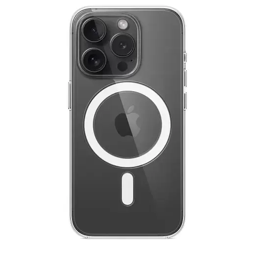 Прозорий чохол CasePro Clear Case with MagSafe для iPhone 15 Pro - фото 4