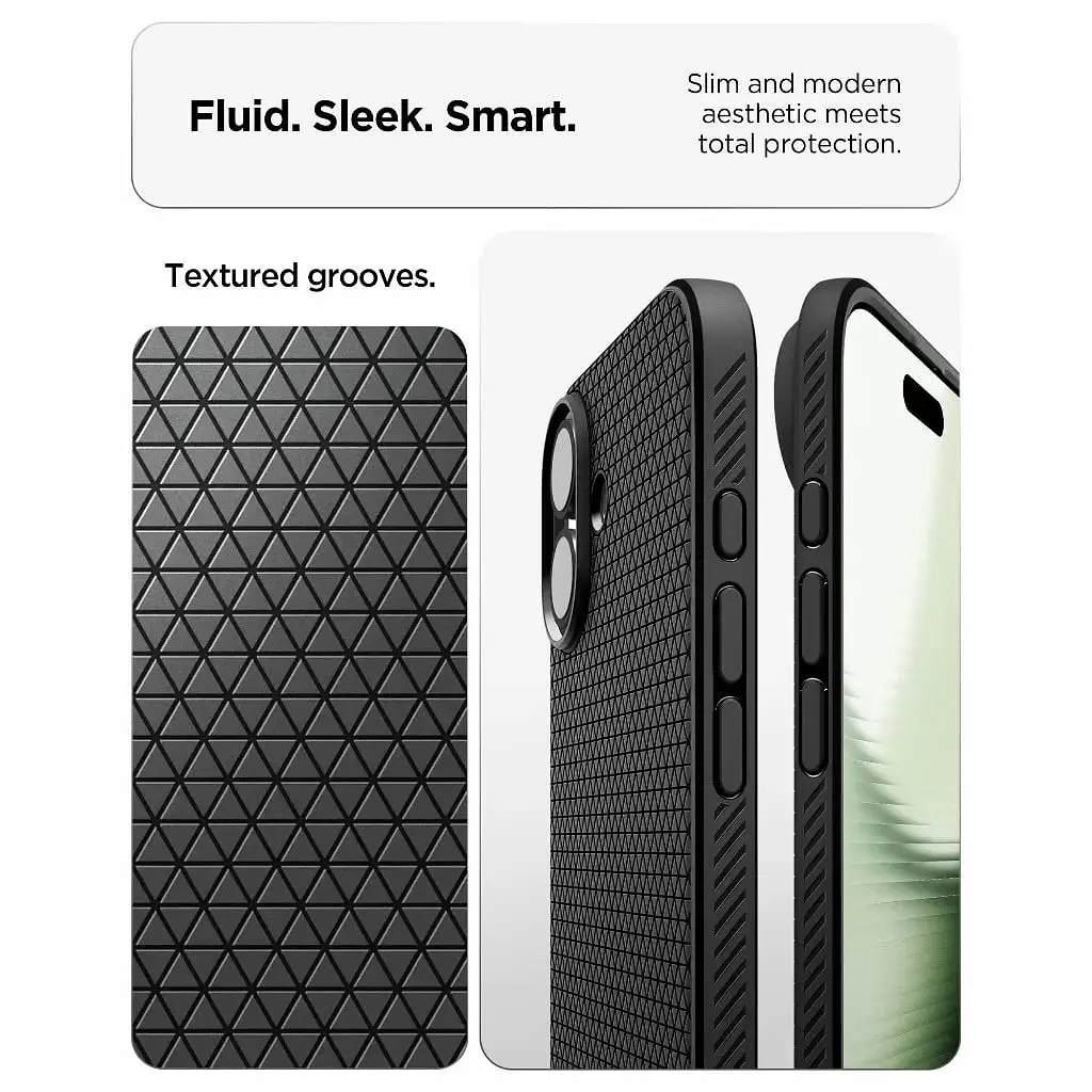 Чохол Spigen для iPhone 17, Liquid Air, Matte Black teh0019360 - фото 5