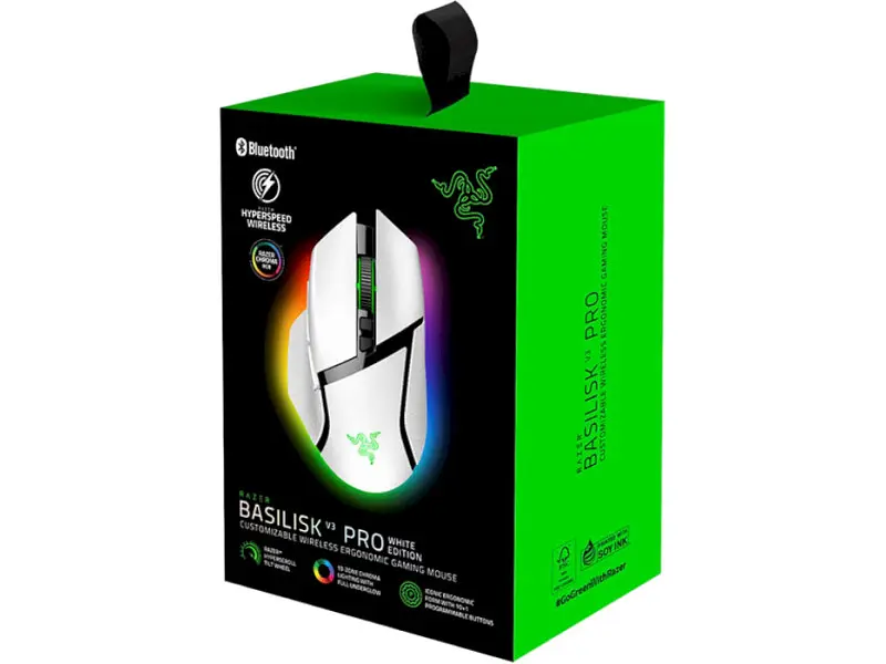 Миша Razer Basilisk V3 Pro 35K White (RZ01-05240200-R3G1) - фото 8