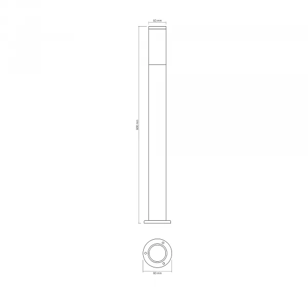LED Светильник архитектурный AR09061B IP54 VIDEX GU10 - фото 6