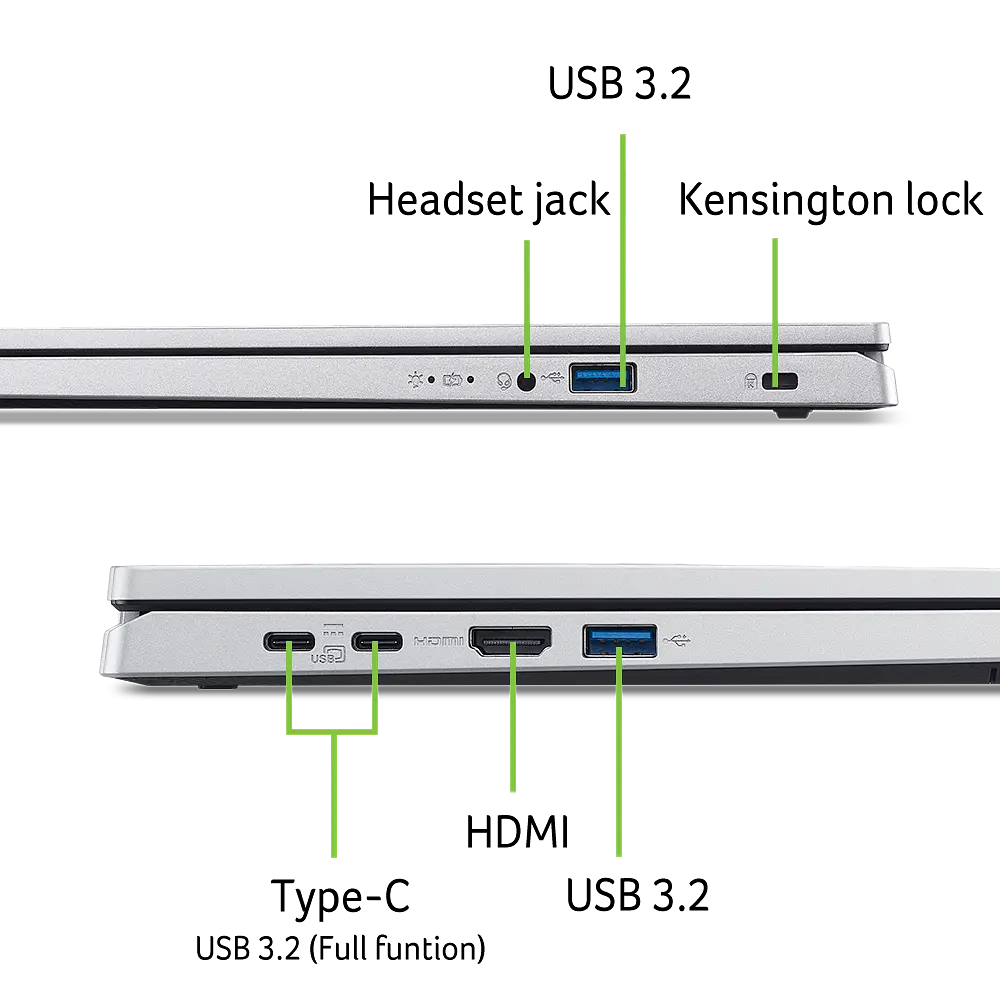 Ноутбук Acer Aspire Go 15 AG15-71P-757J i7-13620H la 49GHz,15.6'',IPS,16GB DDR5,1TB,UHD,Без ОС - фото 13