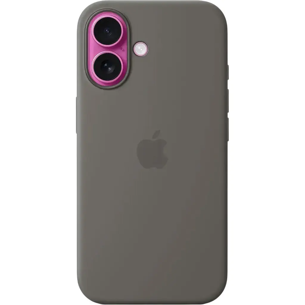 Чохол Silicone Case with MagSafe для Apple iPhone 16 Stone Gray AAA [154514] - фото 3