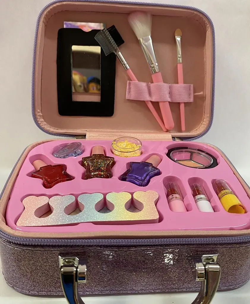 Детский набор косметики G-Toys Пони-единорог в чемодане розовое золото - фото 3