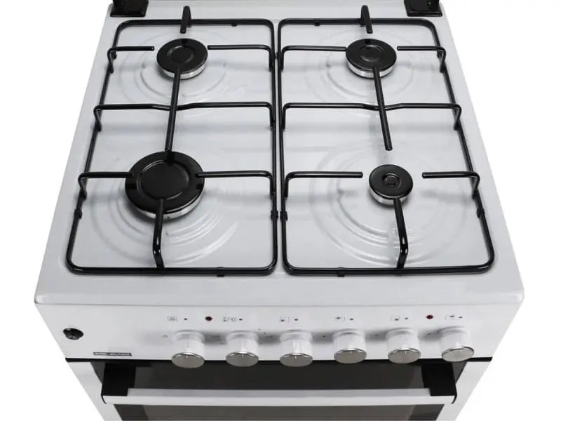 Комбінована плита Milano ML60 E40+ White - фото 4