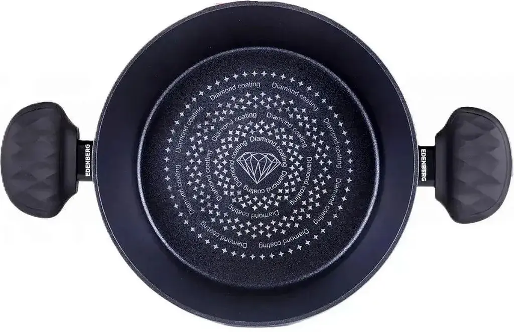 Кастрюля с крышкой Edenberg EB-3484 20х9 см 2.3 л черная - фото 10