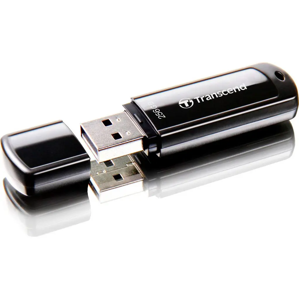 USB флеш накопитель Transcend 256GB JetFlash 700 Black USB 3.1 (TS256GJF700) - фото 2