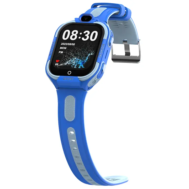 Смарт-годинник дитячі Wonlex KT35 з камерою WI-FI GPS SIM-карта силіконовий ремінець Blue (17977) - фото 4