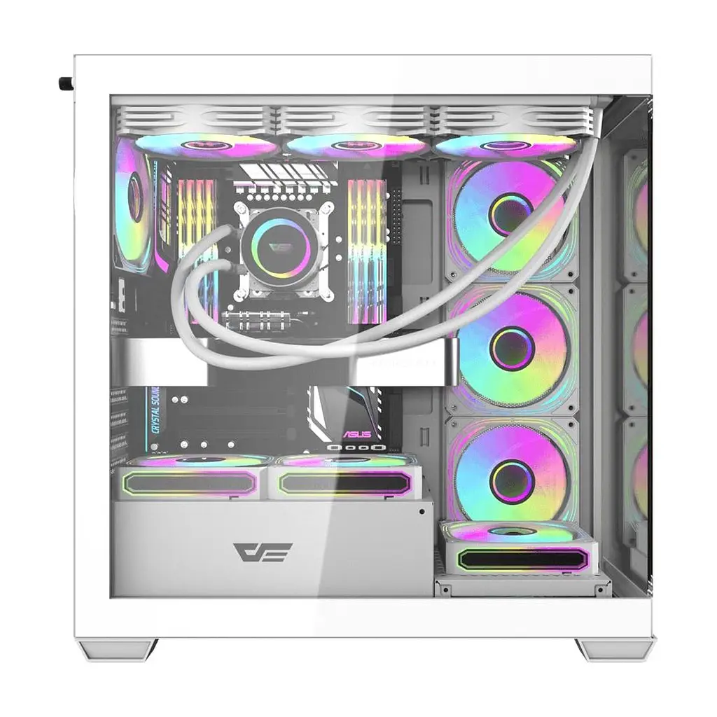 Корпус для ПК DARKFLASH DS900W WHITE - фото 4