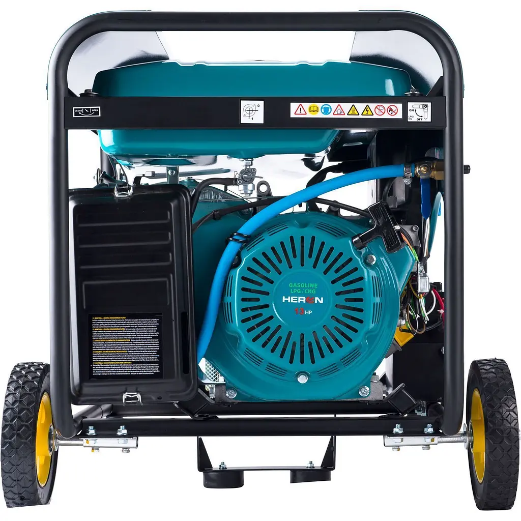 Генератор газово-бензиновий Heron LPG/NG 13HP 5.5kW (8896319) [157540] - фото 5
