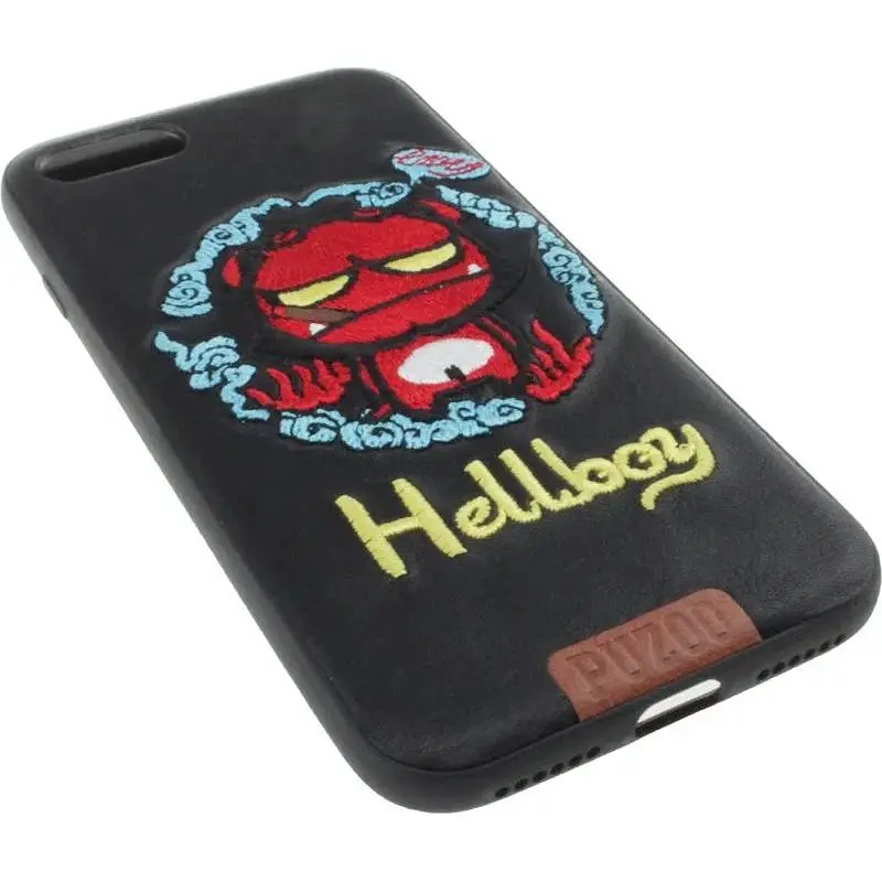 Чехол-накладка PUZOO TPU+TPU with stitchwork craft Star show iPhone 7/8/SE 2020 Black Hellboy - фото 3
