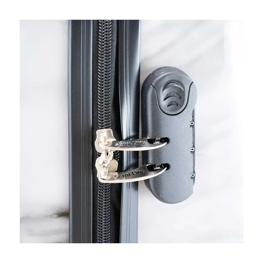 Валіза Semi Line 24" M T5731-1 White Marble (DAS303340) - фото 7