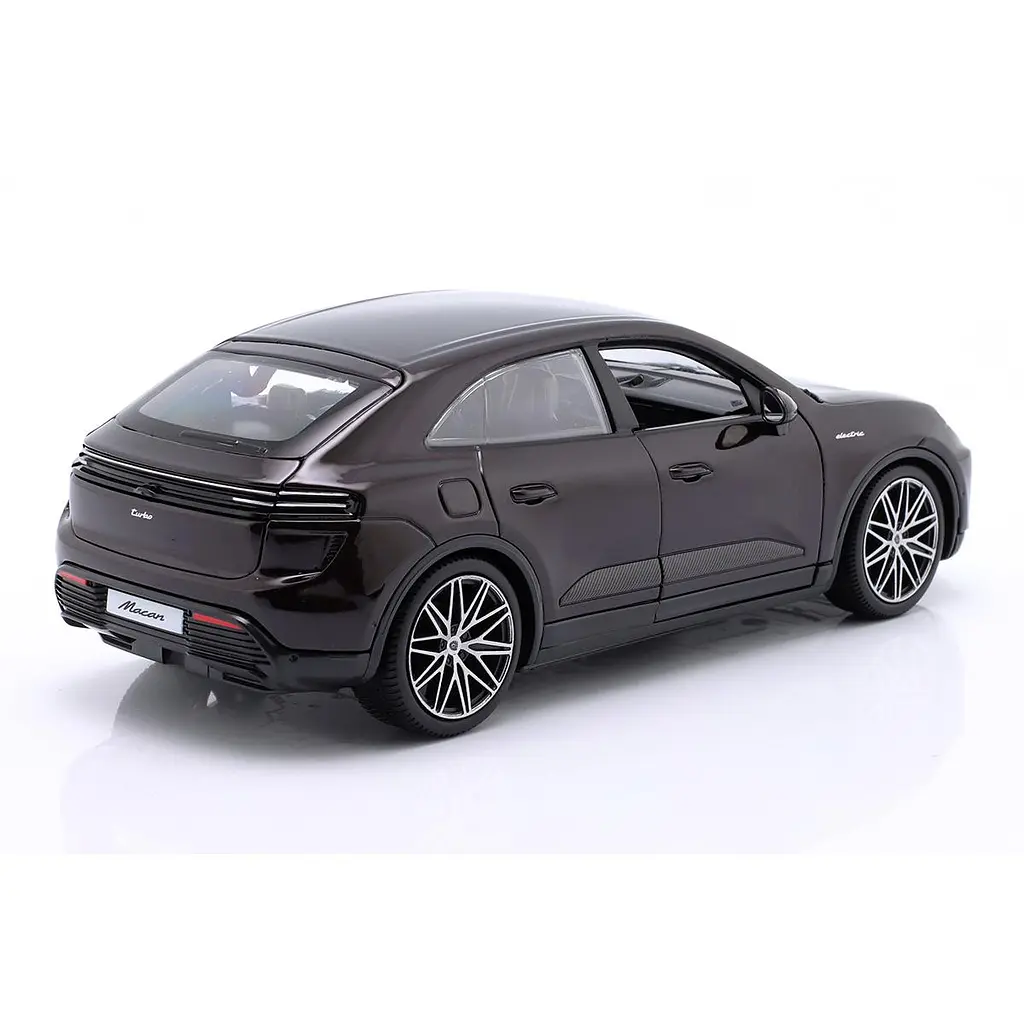 Автомодель - PORSCHE MACAN 4 ELECTRIC (чорний, 1:24) Bburago 18-21114 - фото 3