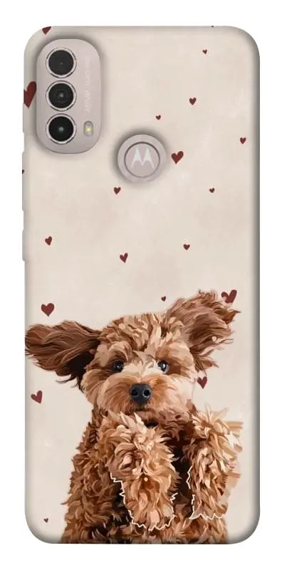TPU чохол Demsky Сute doggy для Motorola Moto E40
