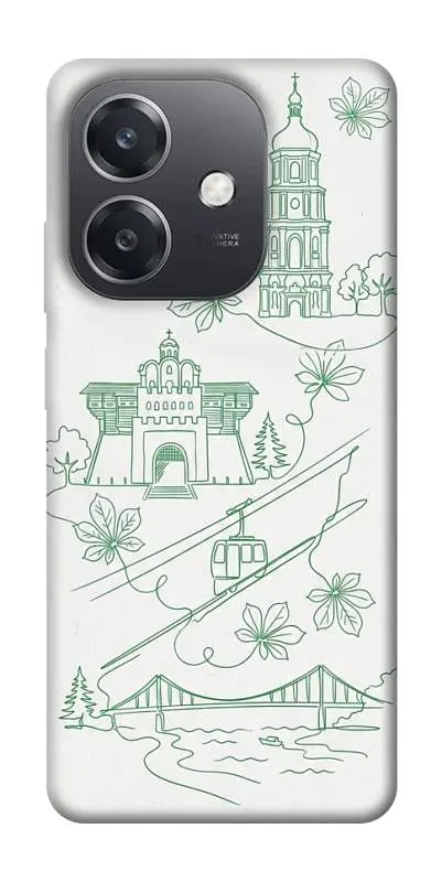 TPU чохол Demsky Heart of Kyiv для Oppo A3 4G