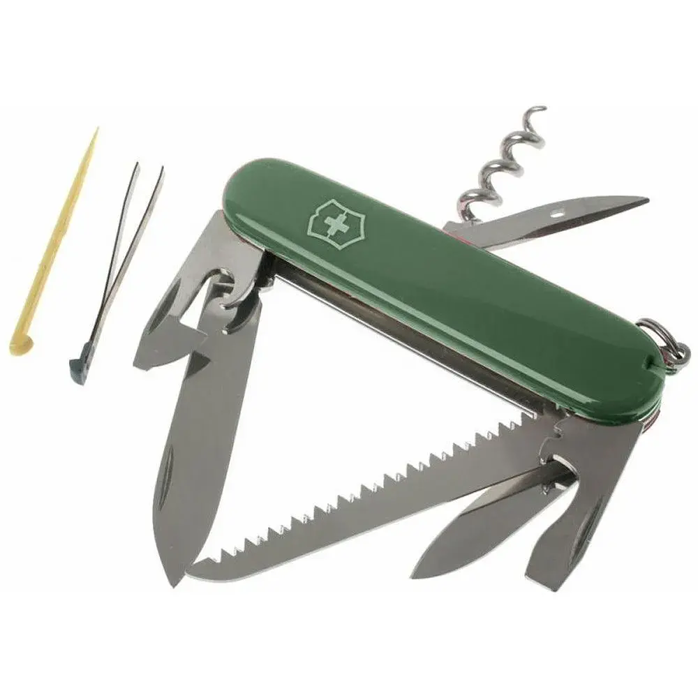 Ніж Victorinox Camper 91мм,13функ,зел - фото 2