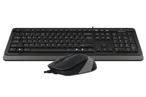 Комплект Fstyler Sleek Multimedia Comfort F1010 Black/Grey клавіатура+миша A4Tech teh0020657 - фото 2