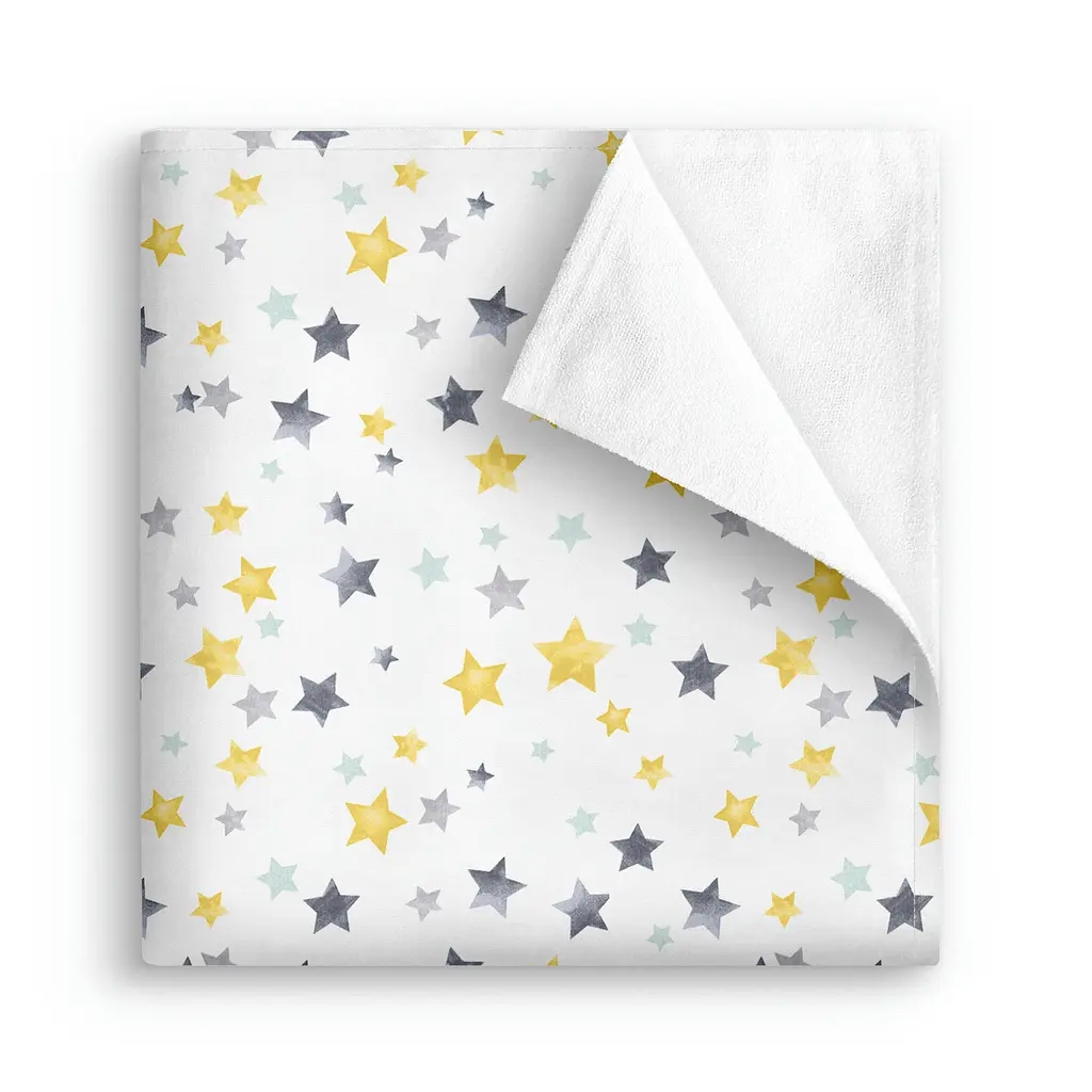 Багаторазова непромокаюча пелюшка 70х120 YELLOW STARFALL COSAS (4822052444375)