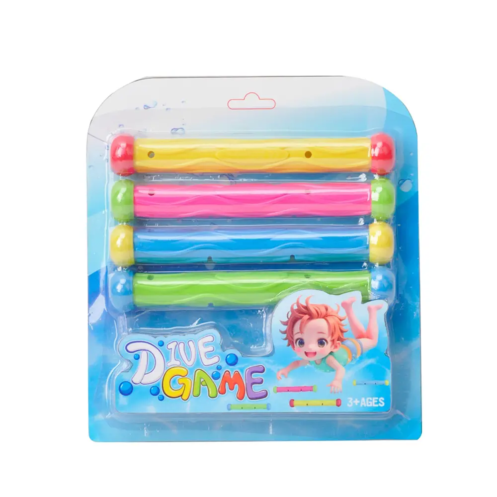 Набір іграшок для води A-Toys «Палички для пірнання» 17,5 см, 4 шт. MR1663