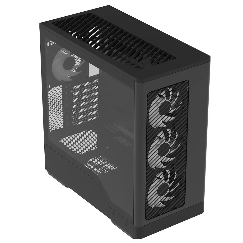 Корпус AeroCool D520A-BK-v1 Чорний (ACCM-DS05143.11) - фото 3