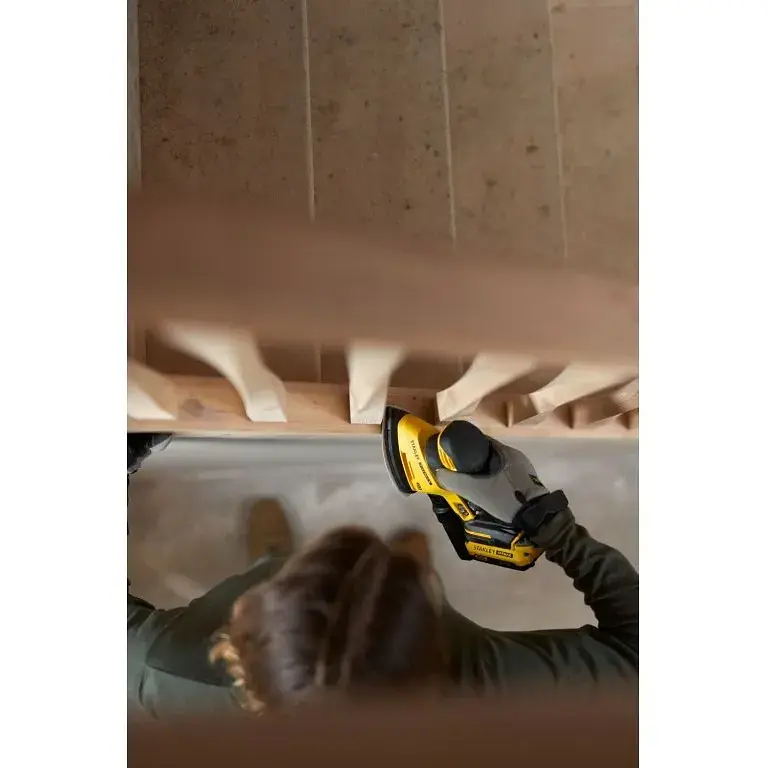 Шлифмашина Stanley FatMax V20 вибрационная аккумуляторная (SFMCW221D1S-QW) - фото 8