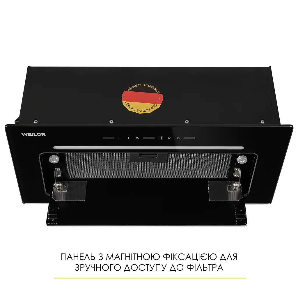 Витяжка повновбудована WEILOR LUMINA WBG 69 BLACK SILENCE - фото 10
